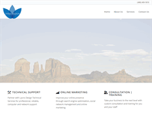 Tablet Screenshot of lyonsdesigntech.com